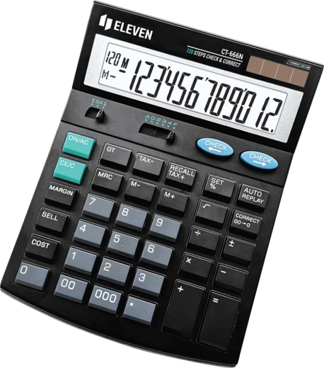 ELEVEN CT666N Calculator Black