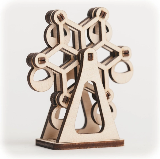 CuteWood wooden 3D puzzle carousel