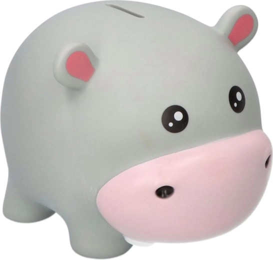 Grote nijlpaard-spaarpot van PVC
