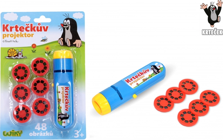 Projector with Little Mole Images