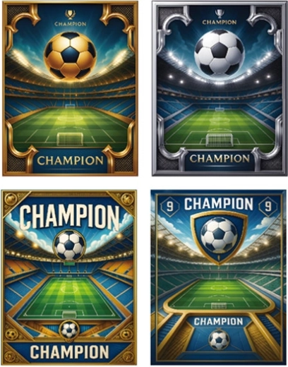 Cadeautas M met voetbalmotief