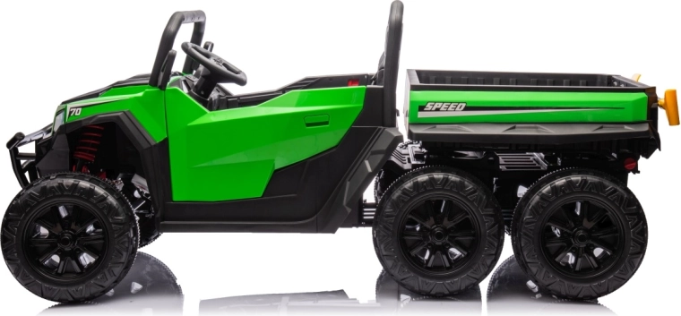 Electrically controlled tipping bed