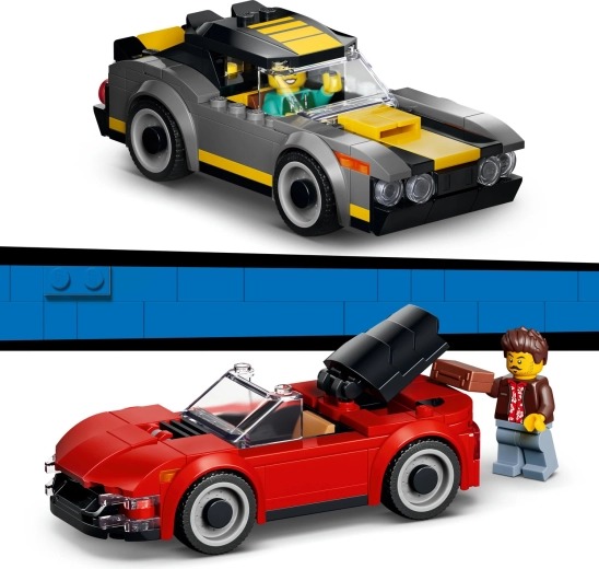 Two cars for racing or showing off