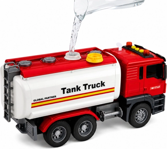 Water system with tank, pump and hose