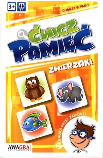 Train Your Memory: Animals – Kids’ Memory Card Game