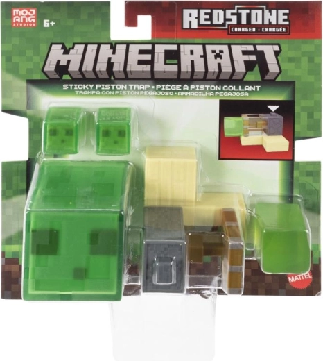 Action Redstone avec piston collant