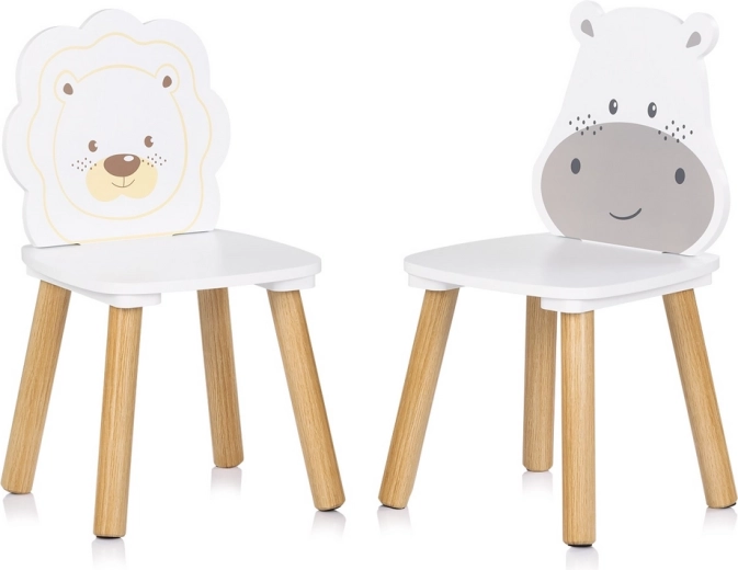 Playful HIPPO and LION chairs