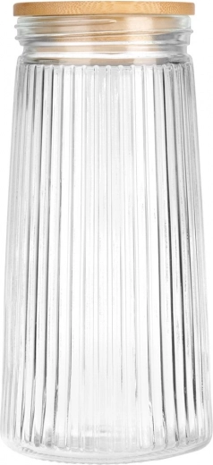 Duurzaam borosilicaatglas met elegante ribbels