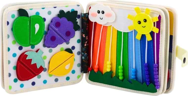 Sensory elements and beads for little fingers