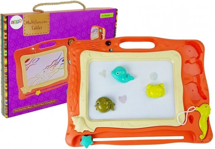 Magnetisch bord met geluiden en licht met stempelset