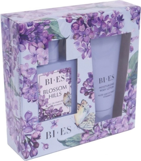 Gift Set for Women BI-ES Blossom Hills – Eau de Parfum 100 ml + Body Lotion 150 ml