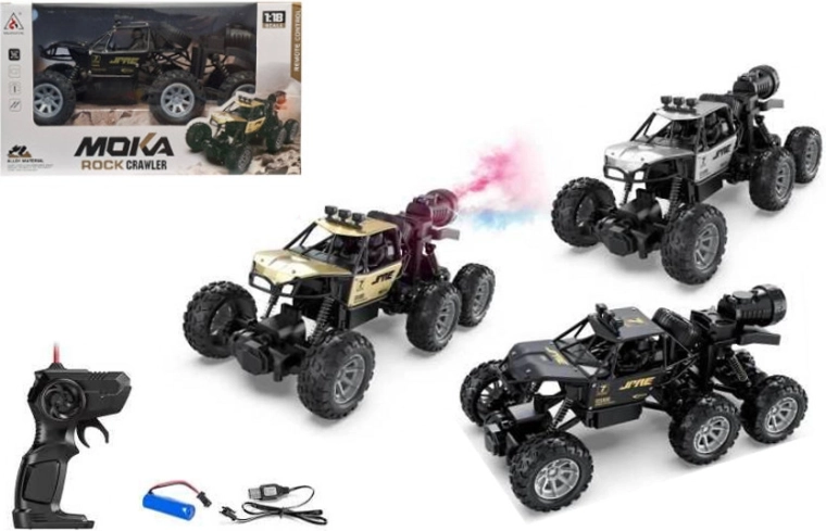 Remote-controlled car with charger