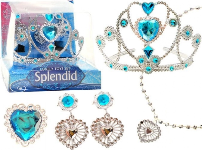 Crown and Jewelry Elsa Inspired by Frozen Kingdom