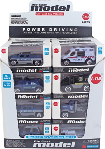 Voiture de police à roues libres