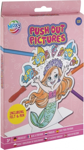 Creatieve set voor het doorprikken van afbeeldingen