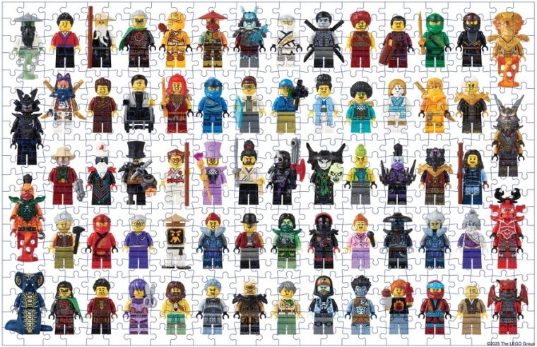 Plus de 60 minifigurines de 15 ans de NINJAGO