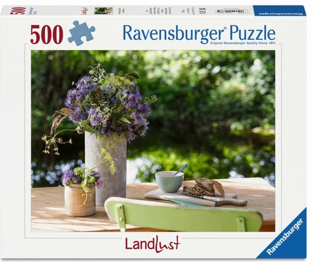 Ravensburger puzzle LandLust: Flowers on the Table (500 pieces)