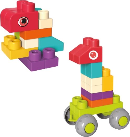 Bouwsels die tot leven komen op wieltjes