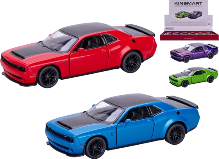 Modèle en métal de voiture Dodge Challenger SRT 170 1:40 Kinsmart