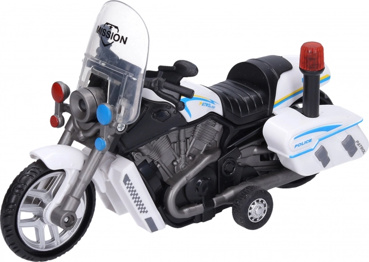 Jouet Moto de Police avec Effets