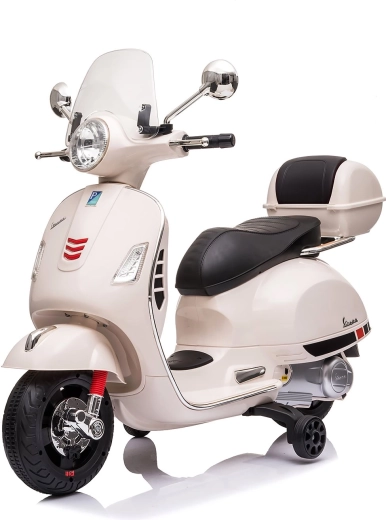 Chipolino elektrische kindermotor Vespa GTS wit