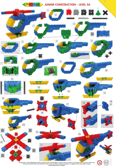 Large-format A3 step-by-step guides