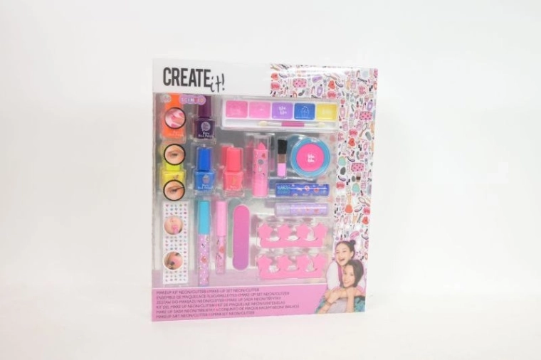 Create it! make-up box neon en glitters