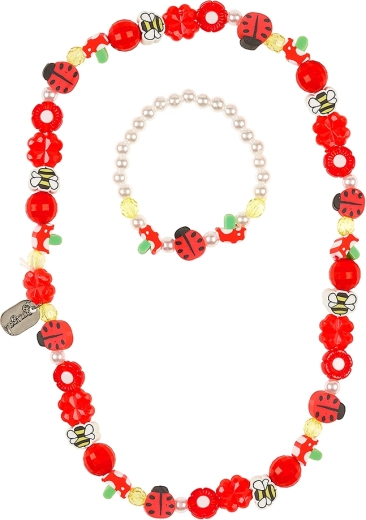 Souza! set ketting en armband met lieveheersbeestjes