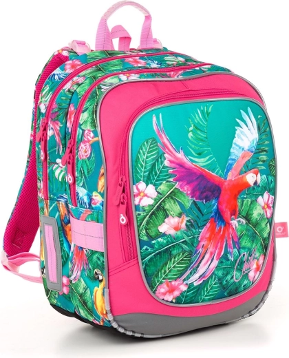 Topgal Rucksack mit Ara-Papagei