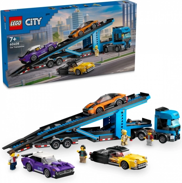 LEGO® City 60408 Camion de transport de voitures de sport