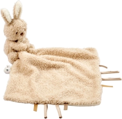 Nattou pluchen knuffeldoek Teddy konijntje 27 × 27 cm