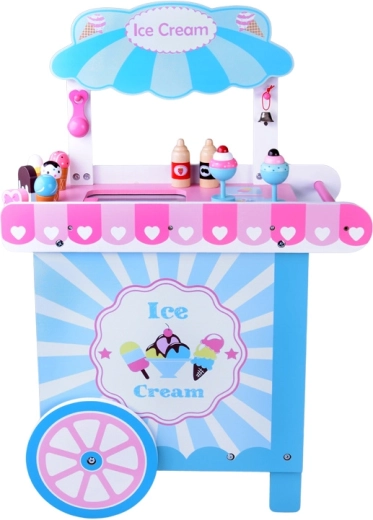 Mobile stand with a spacious counter