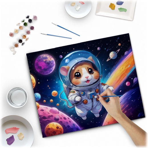 Eenvoudig schilderen op nummer