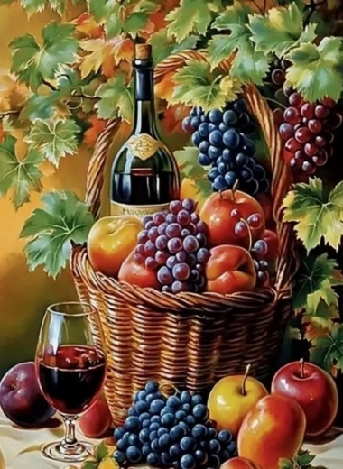 Diamond painting still life 30 × 40 cm
