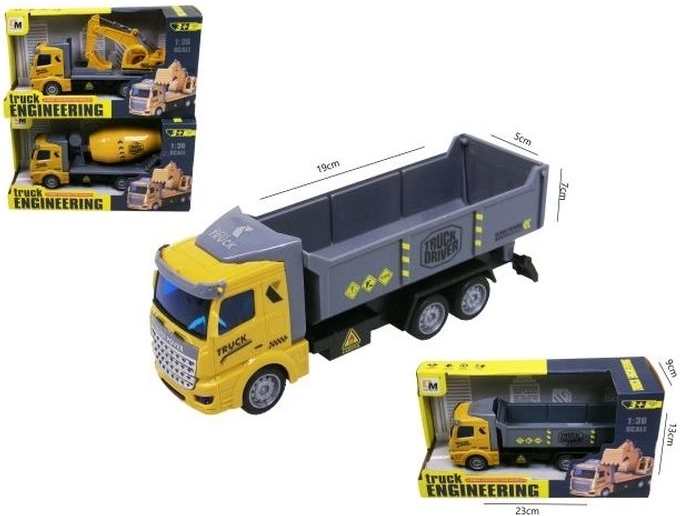Bouwvoertuig 20 cm (mix soorten)