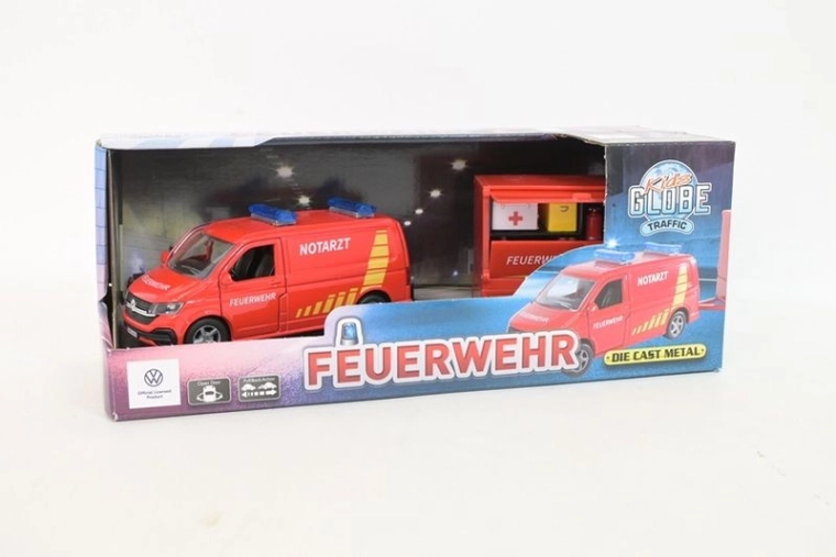 Volkswagen T6 pompiers avec remorque