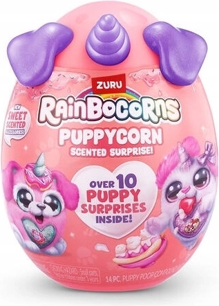 ZURU Rainbocorns Puppycorn Surprise – chiot en peluche dans un œuf surprise