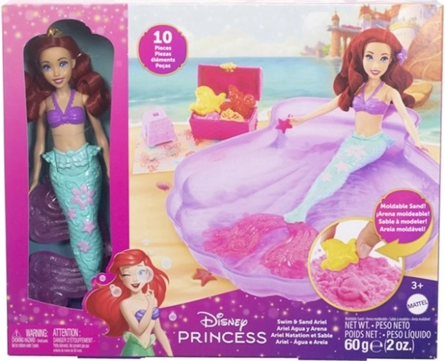 Poupée Disney Princess Ariel avec bassin et accessoires
