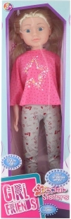 Laufende Puppe Blondine 80 cm