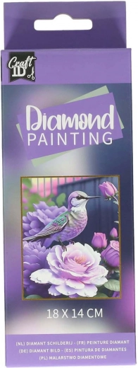 Diamant schilderen Vogeltje 14x18 cm van Craft ID