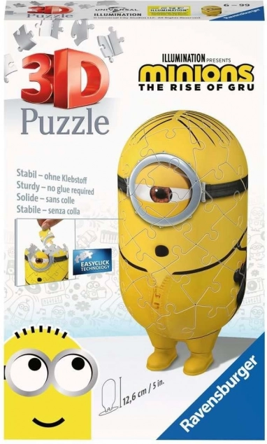 3D puzzel Mimoni 2: Kung Fu van Ravensburger, 54 stukjes