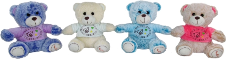 ours en peluche 20 cm avec petit pull