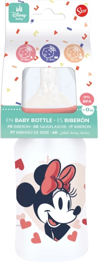 MINNIE Baby Bottle 240 ml with Anti-Colic System