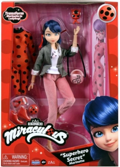 Miraculous: Ladybug and Cat Noir; Marinette doll with Ladybug outfit
