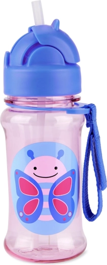 Skip Hop Zoo Tritan Straw Bottle 355 ml Butterfly