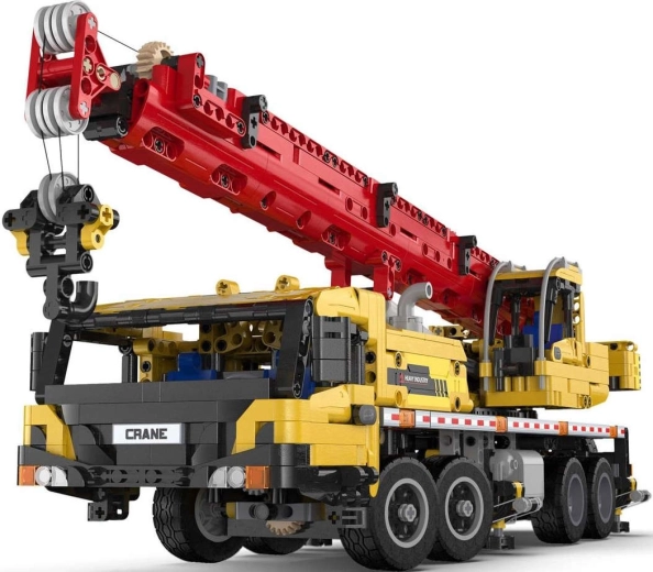 Telescoopgiek met lier en haak