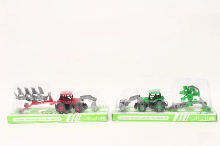 Tracteur avec machine agricole