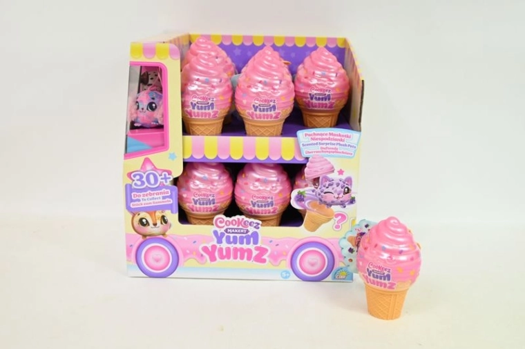 Cookeez Makery Yum Yumz peluche parfumée dans un cornet