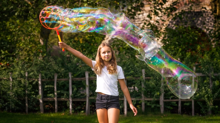 De grandes bulles sans effort