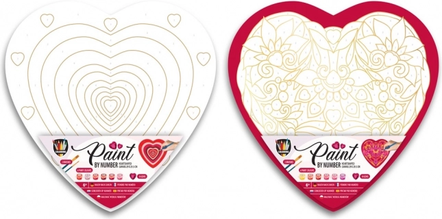 Schilderen op nummer Hart